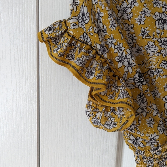 Max studio midi dress, yellow Small - Picture 2 of 8